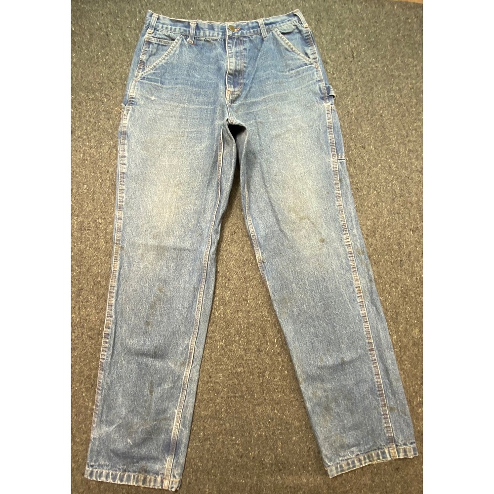 Rasco FR Workwear Denim Jeans 36x36 Mens Blue Flame Resistant Carpenter Utility